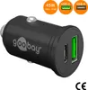 A black car charger with USB-C and USB-A ports. Anteprima dell’immagine prodotto
