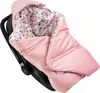 Roses & Smokey Pink Soft Velvet Decke für Kindersitz Produktbild-Vorschau 1