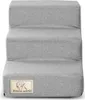 A three-step pet stair made of gray fabric. Podgląd zdjęcia produktu
