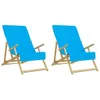 vidaXL Strandtücher 2 Stk. Türkis 60x135 cm Stoff 400 GSM Produktbild-Vorschau 4
