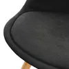 ML-Design 4er Set Esszimmerstühle mit Rückenlehne, Schwarz, Produktbild-Vorschau 5