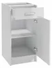 Zestaw Szafek Kuchennych 120 x46 cm Biały Połysk z Blatem Podgląd zdjęcia produktu 7