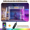 Merax  Detská poschodová posteľ 90 x 200 cm s písacím Náhľad obrázku produktu 9