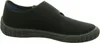 A side view of a black child's shoe against a white background. Podgląd zdjęcia produktu