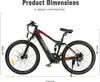 E-Bikes MTBHerren und Damen Auswechselbare Batterie 25km/h, Produktbild-Vorschau 7