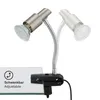 Lampada a morsetto LED lampada a morsetto GU10 3 W argento Anteprima dell’immagine prodotto 3
