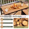 COSTWAY Gartenmöbel Sets 4 tlg., 2 in 1 Gartenbank, Produktbild-Vorschau 5
