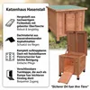 Mucola Katzenhütte Outdoor Katzenhöhle Katzenhaus Wurfkiste Produktbild-Vorschau 2