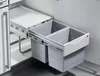 Hailo Tandem 4. poubelle, gris clair.  - Poubelle Voir les images du produit 1