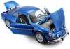 Modellauto Alpine A110 Stradale 1:18, blau, Metall, 22 cm Voir les images du produit