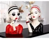 GILDE Figur, "Lady mit rotem Lippenstift", Fraumotiv, Anteprima dell’immagine prodotto 2