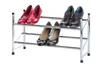 A chrome shoe rack with several pairs of women's shoes on display. Produktbild-Vorschau