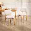 HOMCOM, set di 2 sedie da pranzo, sedia da cucina con Anteprima dell’immagine prodotto 2