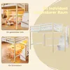 Lit mezzanine, 140 × 200 cm, avec éclairage LED, grand Voir les images du produit 6
