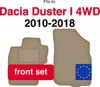 Beige Vordermatten für: Dacia Duster I 4WD SUV (2010-2018) Produktbild-Vorschau 16