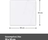 Magnettafel 30x30cm Pinnwand Whiteboard beschreibbar - Produktbild-Vorschau 6