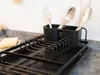 Geschirrabtropfgestell schwarz mit Auffangschale Produktbild-Vorschau 7