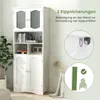 Koupelnová skříňka COSTWAY, volně stojící vysoká skříňka se Náhled obrázku produktu 4