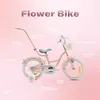 Vélo enfant 16 pouces 4-6 ans Vélo à fleurs abricot Sun Voir les images du produit 5