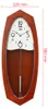 MPM-Quality Imnium Pendeluhr Holz Braun 22 x 58 cm Produktbild-Vorschau 7