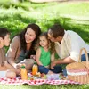 Picknickkorb aus Weide im Landhausstil, Campingkorb mit Produktbild-Vorschau 7