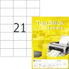 Univerzálne etikety TOP STICK, 70 x 42,3 mm, biele, 100 Náhľad obrázku produktu 1