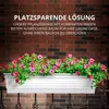 Plastard Blumenkasten Weiß 80x21x17 cm Pflanzkasten Produktbild-Vorschau 5