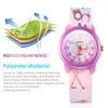A product image showcasing a children's watch with descriptive text and diagrams. Produktbild-Vorschau