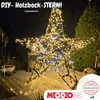 MODO24 Holzbock 5er Set, DIY Weihnachtsstern, Sägebock, Produktbild-Vorschau 3