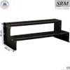 2 Stufen Standtreppe Modell 2 komplett schwarz Treppe Produktbild-Vorschau 1