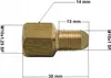 Bremsleitungsreduzierstecker M10x1 außen / M10x1,25 innen Produktbild-Vorschau 3