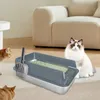 Katzentoilette Edelstahl mit Schaufel Classic Große mit Produktbild-Vorschau 2