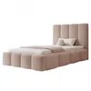 FURMEB24 Polsterbett MARO - 120 x 200 cm - BEIGE teddystoff Produktbild-Vorschau 2