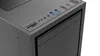A close-up view of the front panel of a black computer tower, showing various ports and a card reader. Produktbild-Vorschau