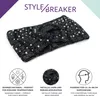 styleBREAKER Damen Strick Stirnband mit Perlen, Metallic Produktbild-Vorschau 3