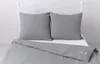 Baumwoll-Musselin-Bettwäsche 220x200 Grau Produktbild-Vorschau 9
