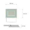 Spectrum LED NOCTIS LUX 3 Fluter weiß 50W Strahler 4300lm Produktbild-Vorschau 9
