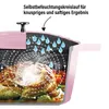 STONELINE® Cocotte Bräter Oval 32x25 cm Rosa | mit Deckel Produktbild-Vorschau 7