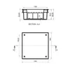 4x ARLI Unterputz Abzweigdose 130x130x55 mm IP40 – Produktbild-Vorschau 5