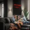 LED Wandleuchte Wandlampe ohne Stromanschluss Produktbild-Vorschau 10