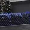 vidaXL LED Lichternetz Blau 3x3 m 306 LED diod Vnitřní Náhled obrázku produktu 3