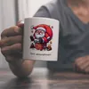 Weihnachtsmann Kamin Kaffeebecher und Spruch Zeit Produktbild-Vorschau 2