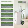 Sackkarre mit Treppenrutsche Traglast 200 kg Aluminium Produktbild-Vorschau 8