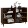 vidaXL Sideboard Räuchereiche 103,5x35x70 cm Holzwerkstoff Produktbild-Vorschau 3