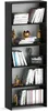 MRBLS Bibliothèque noire 70x189x30 cm - Étagère sur pied Voir les images du produit 6