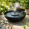 Solar Brunnen Set inkl. Akku - 45 cm Schale in rosa Produktbild-Vorschau 4
