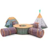 Tenda da gioco COIL per bambini, set da 7 pezzi con tunnel Anteprima dell’immagine prodotto 19