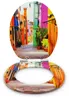 Sanfino® Premium WC Sitz "Colorful Houses" hochwertiger Produktbild-Vorschau 3