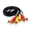 R14 3 Cinch Audio Video AV Composite Video Kabel 3m für TV Produktbild-Vorschau 2