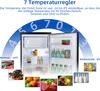 ChiQ CTT107BC Kühlschrank mit Gefrierfach, 7 Produktbild-Vorschau 3